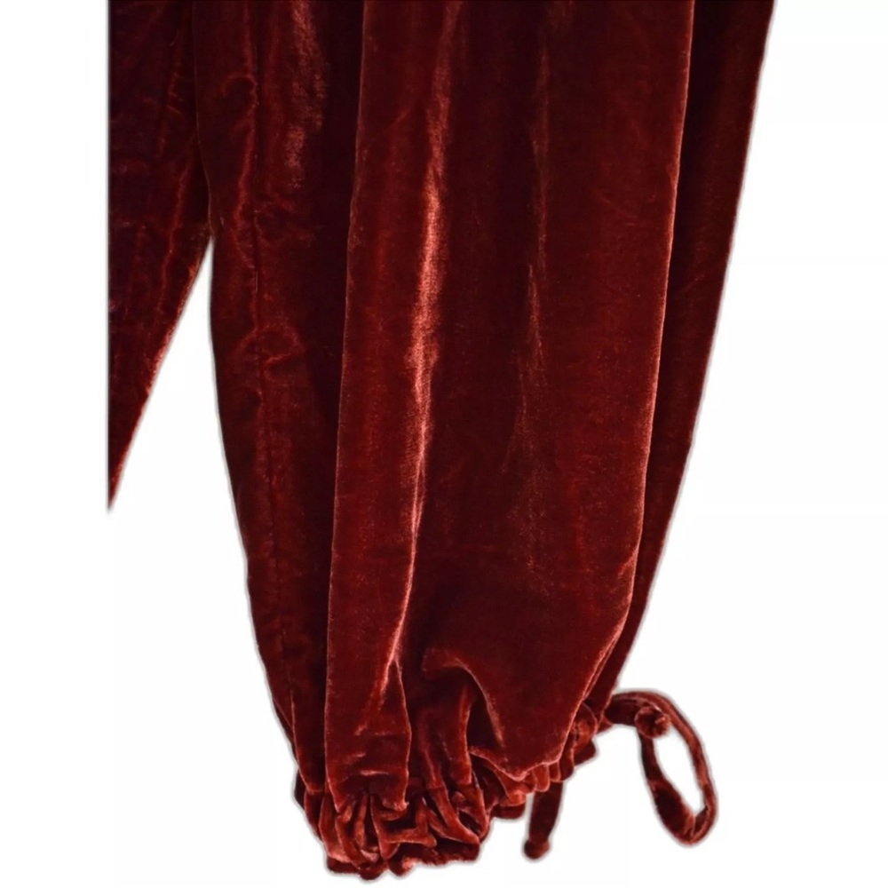NWOT Free People Lotus Velvet Relaxed Straight Leg Pants - Picture 5 of 15